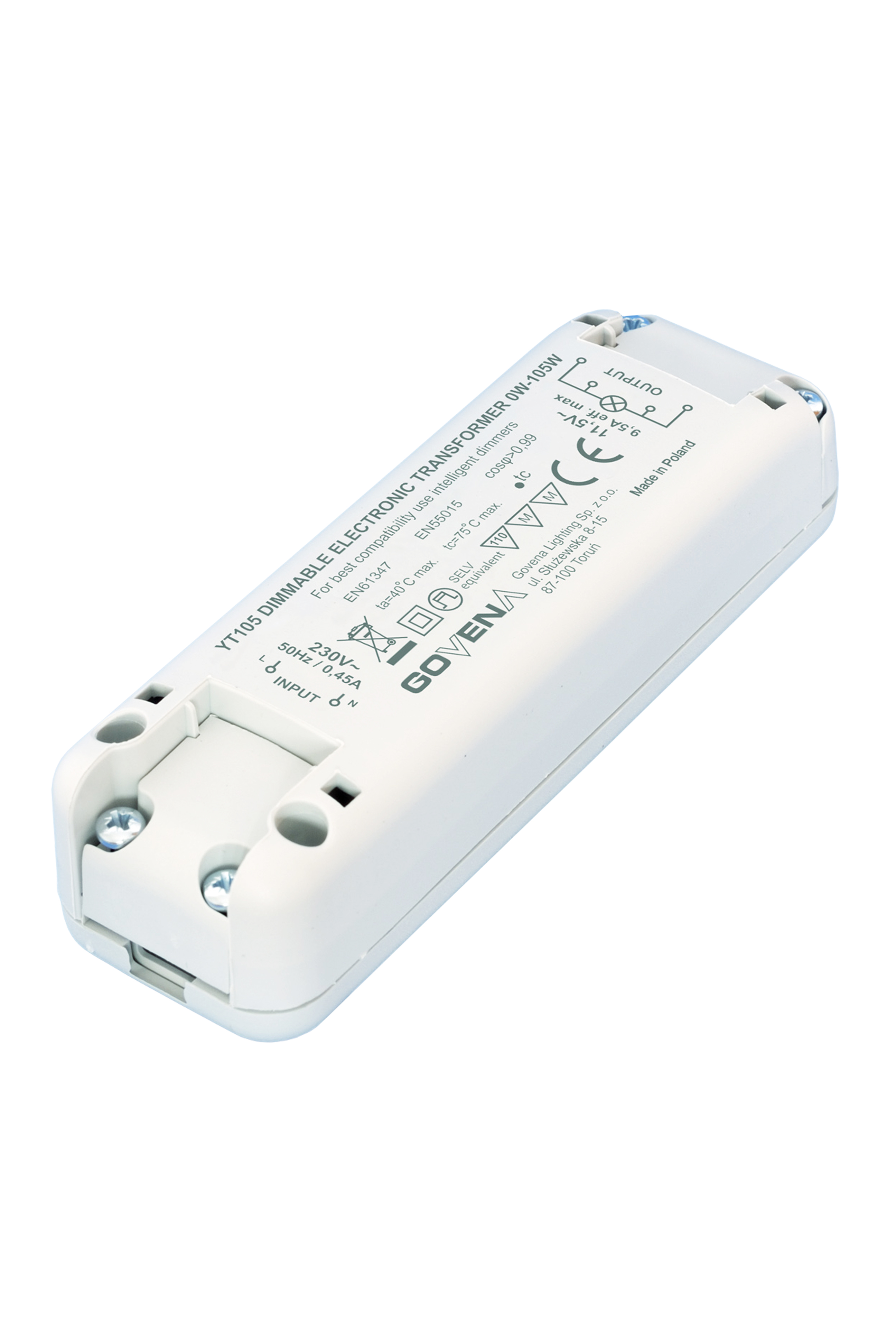 Halogèn/LED Transf. électronique 12V/AC 0-105W DIM