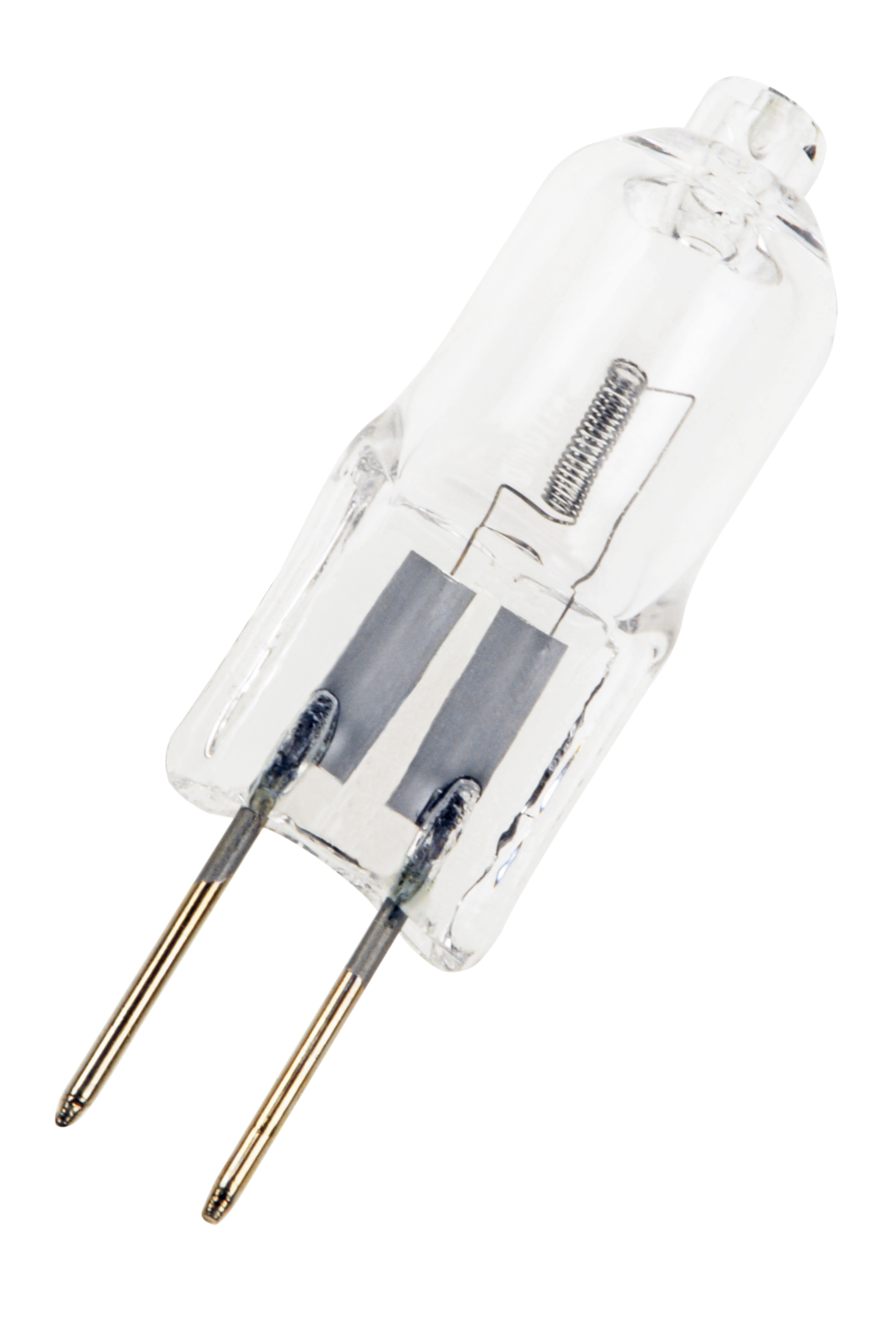Low voltage halogen lamp without reflector