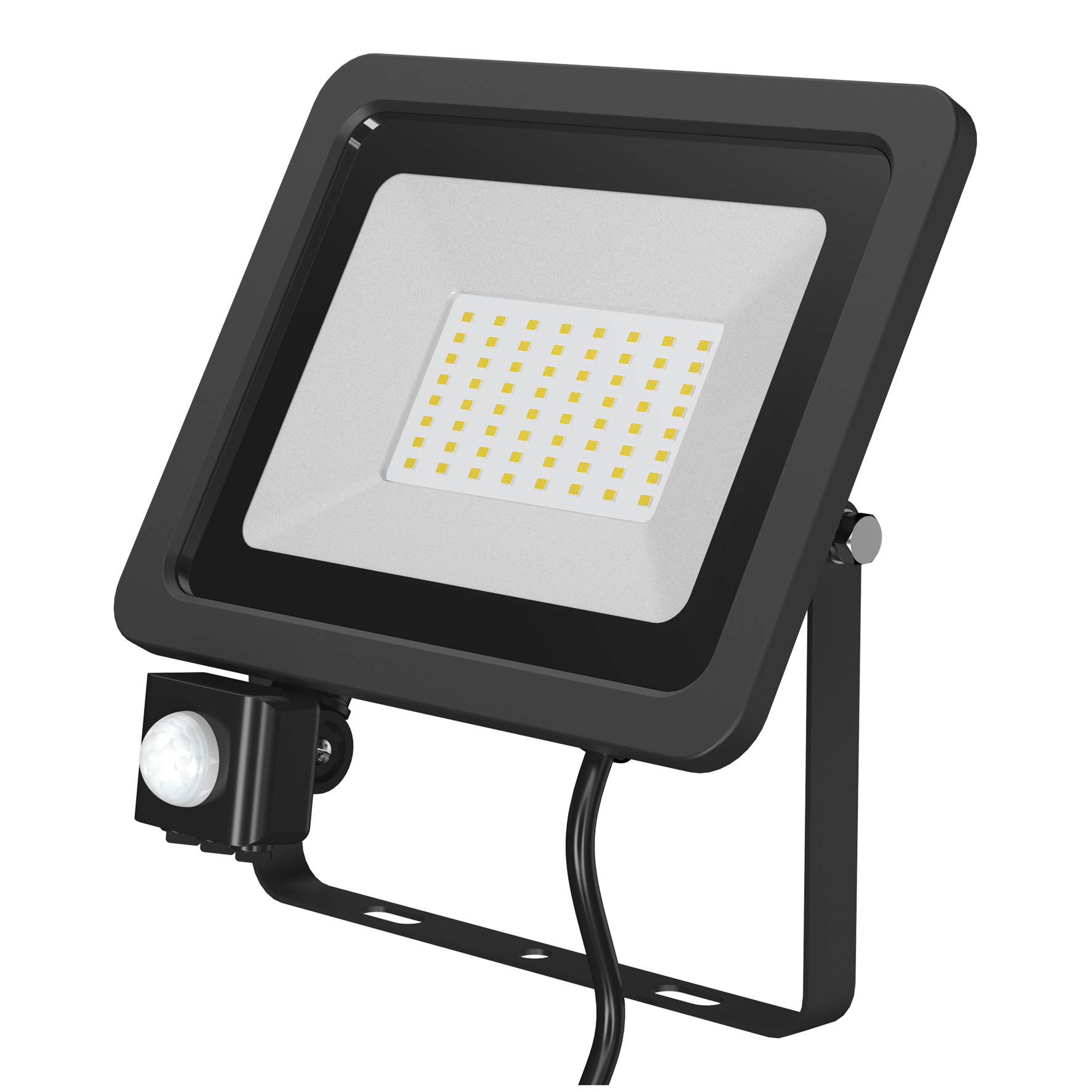 LED Flutlicht Slim Sensor 50W 3000K IP65