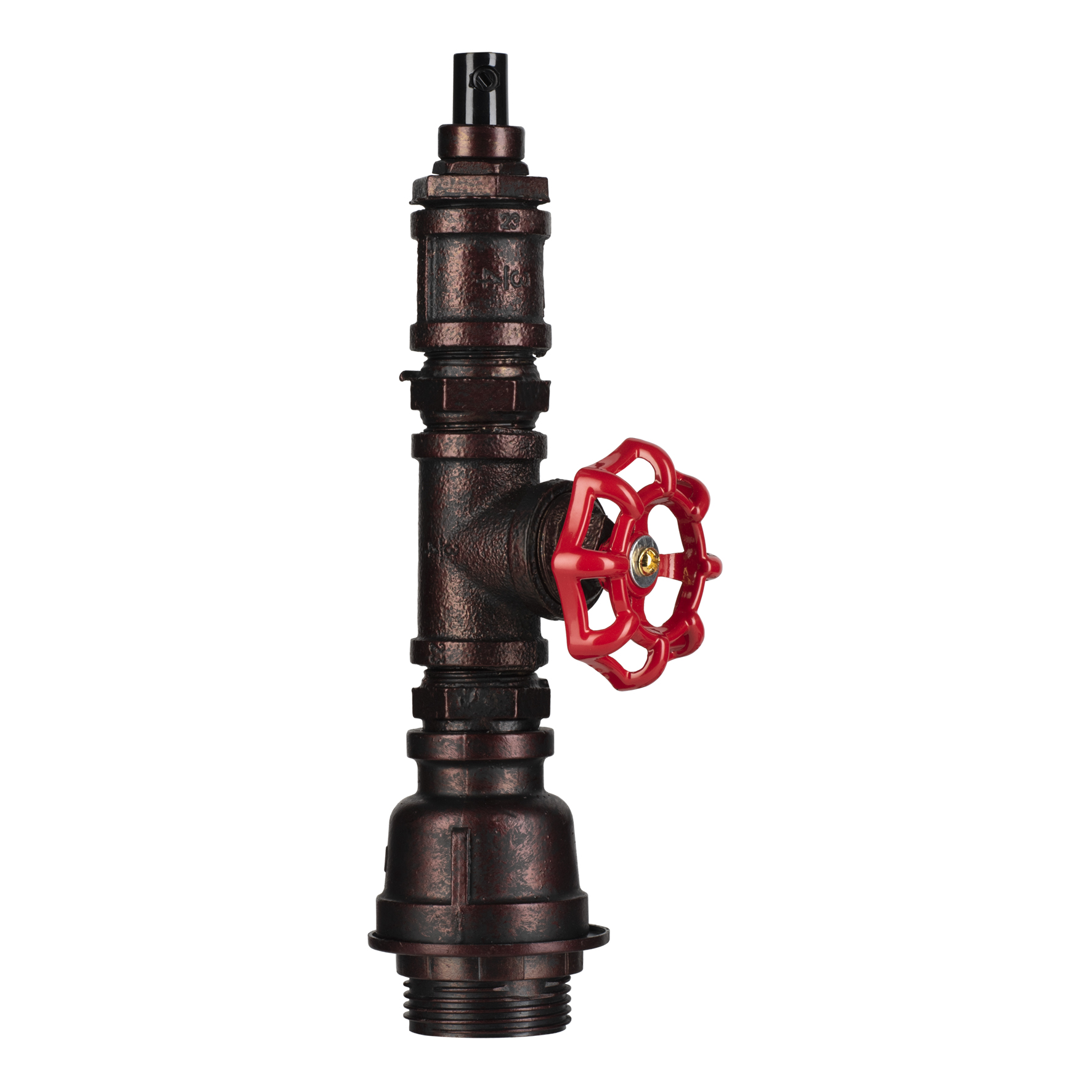 Fire Hose Pendant E27 Brown/Copper 1.3M Cable Black