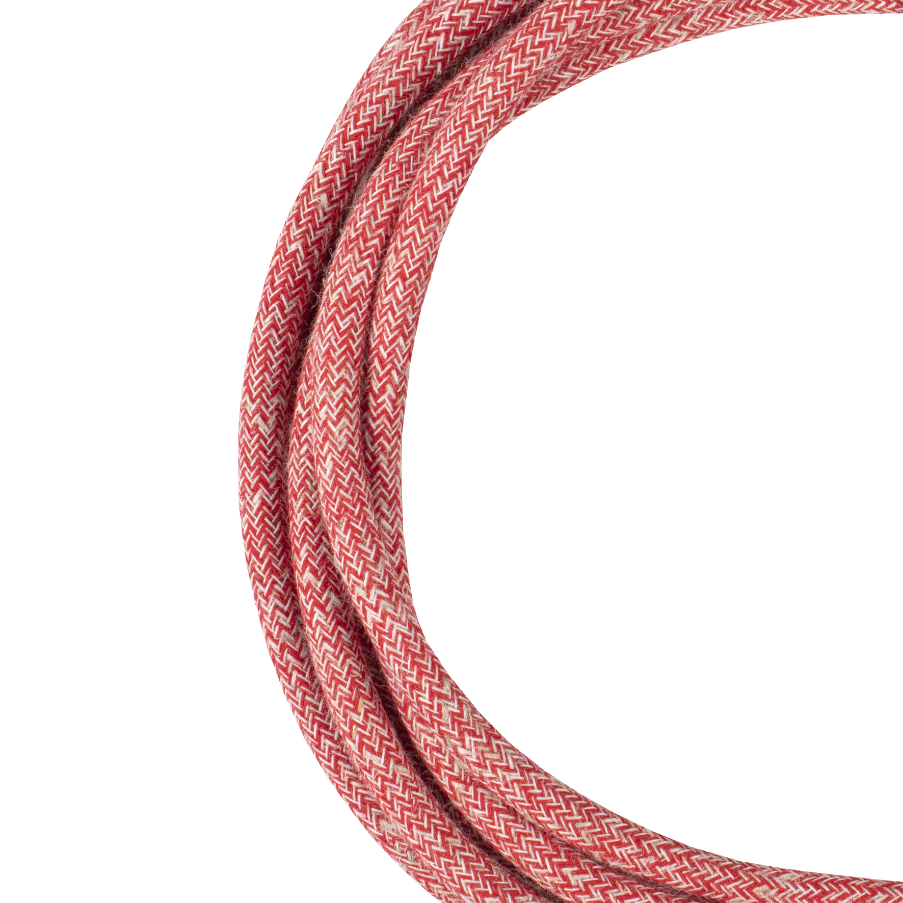 Cable Tweed 2C 3M Red