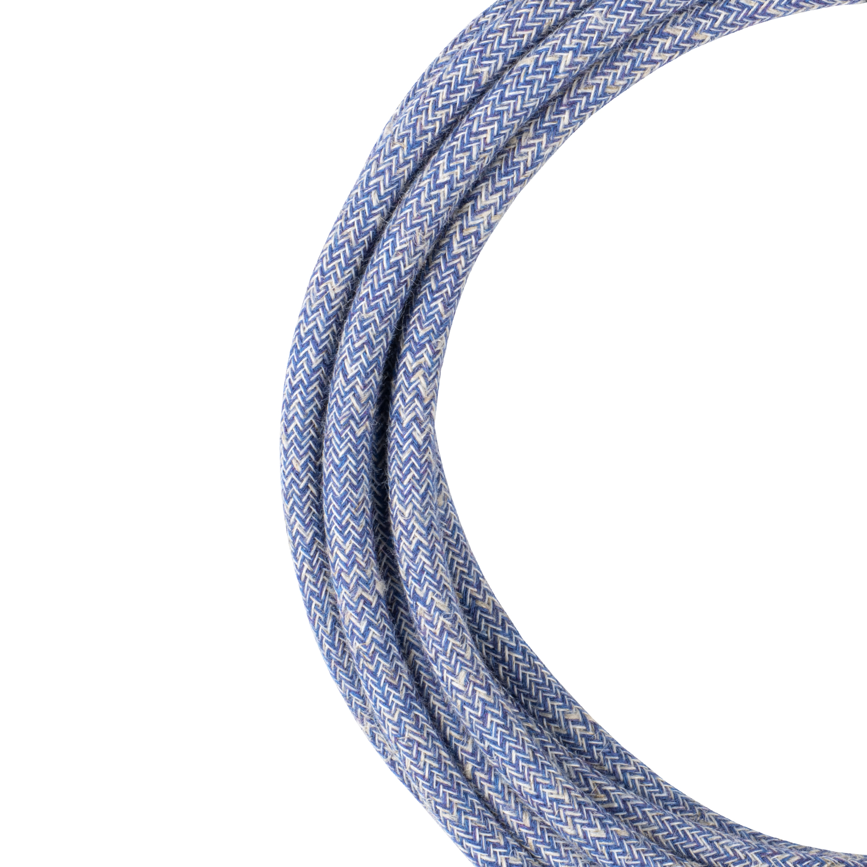 Cable Tweed 2C 3M Blau