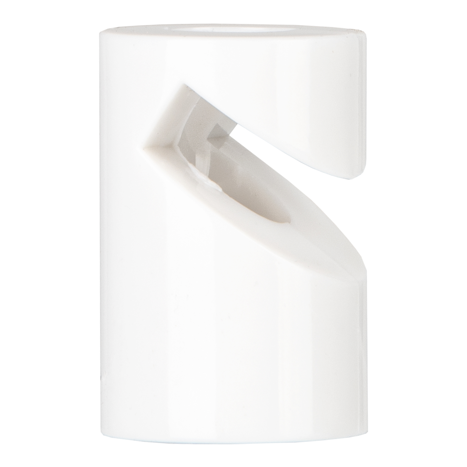 Ceiling/Wall Cord Grip Tube Plastic White