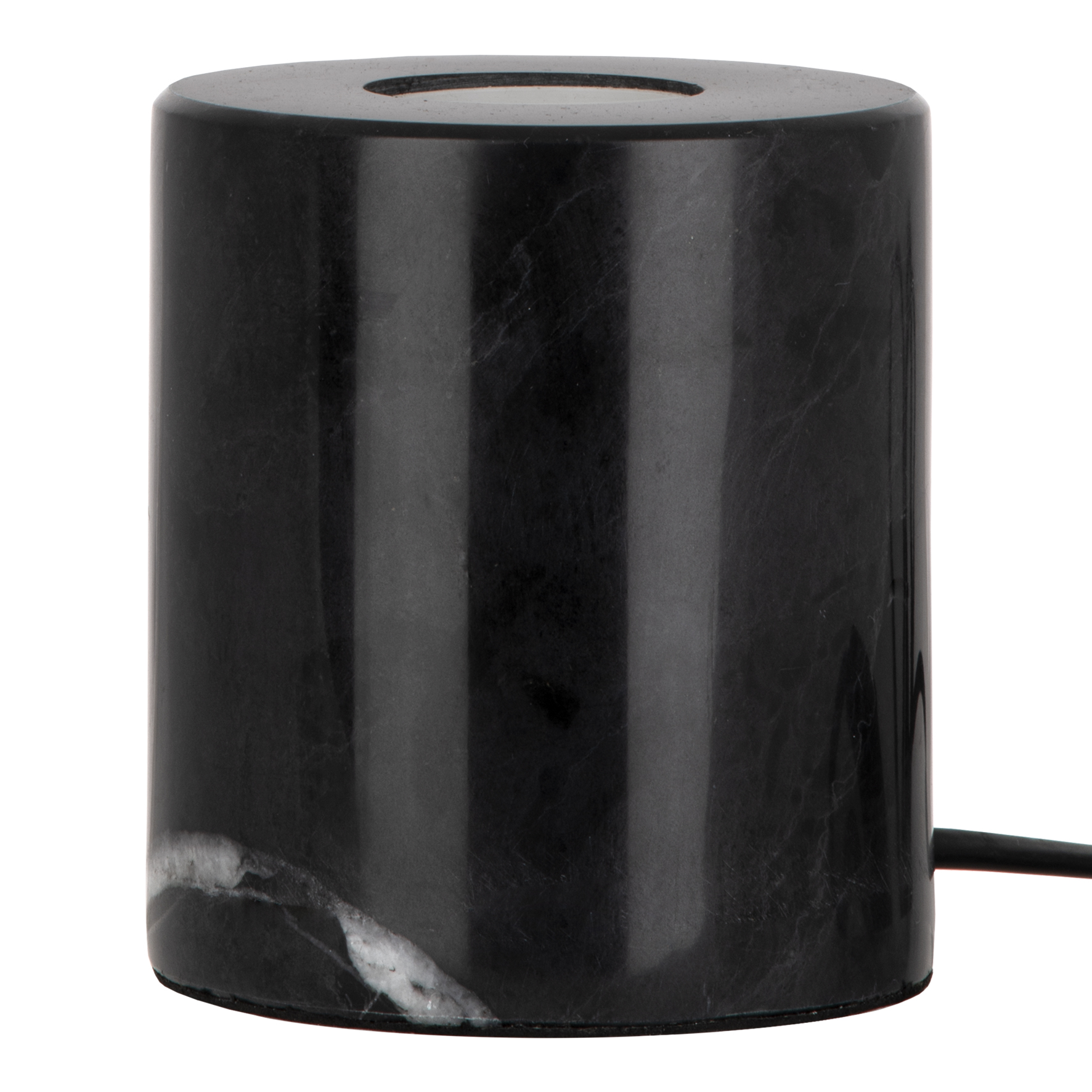 Table Lamp E27 Marble Black
