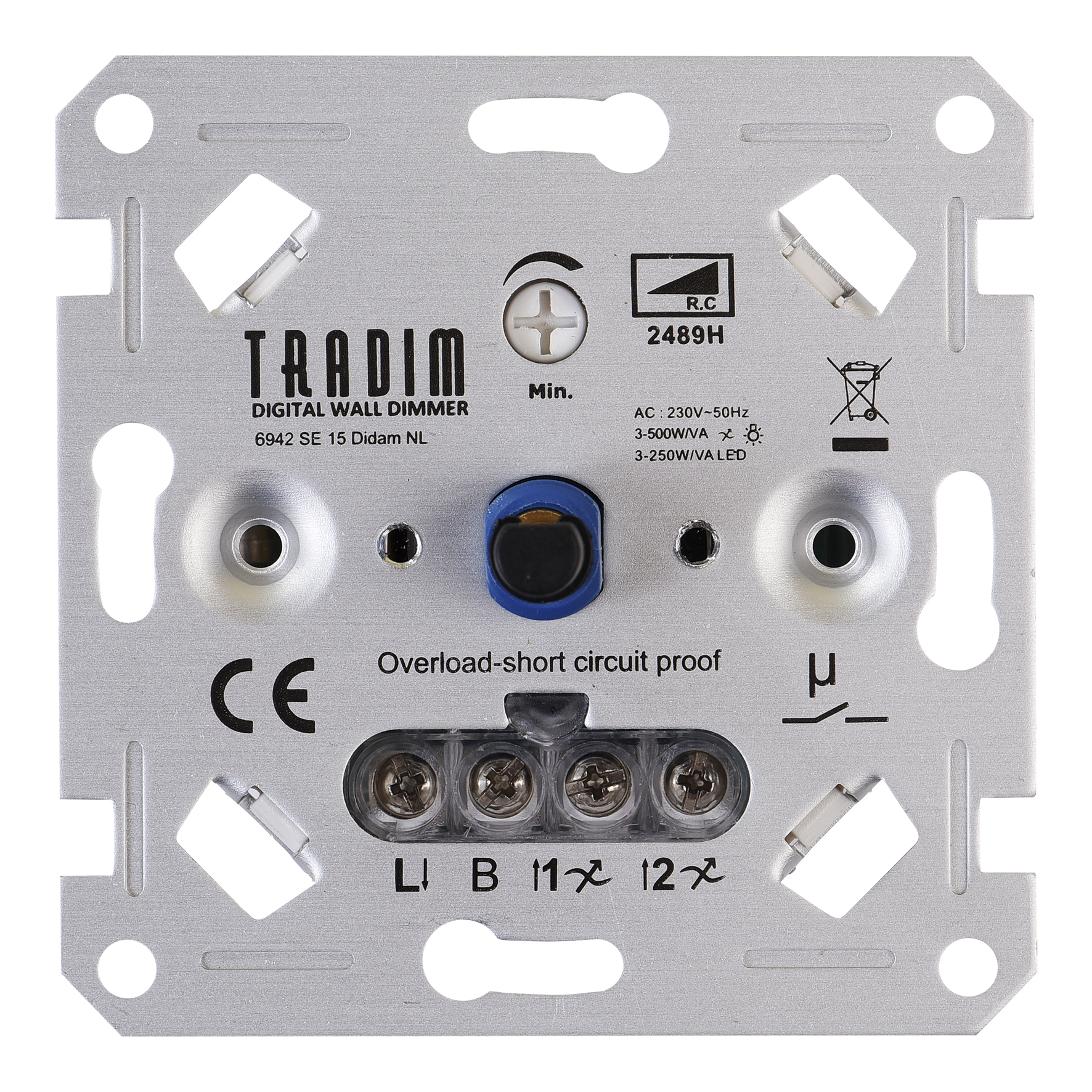 Tradim 2489H Digital LED Dimmer 3-500W