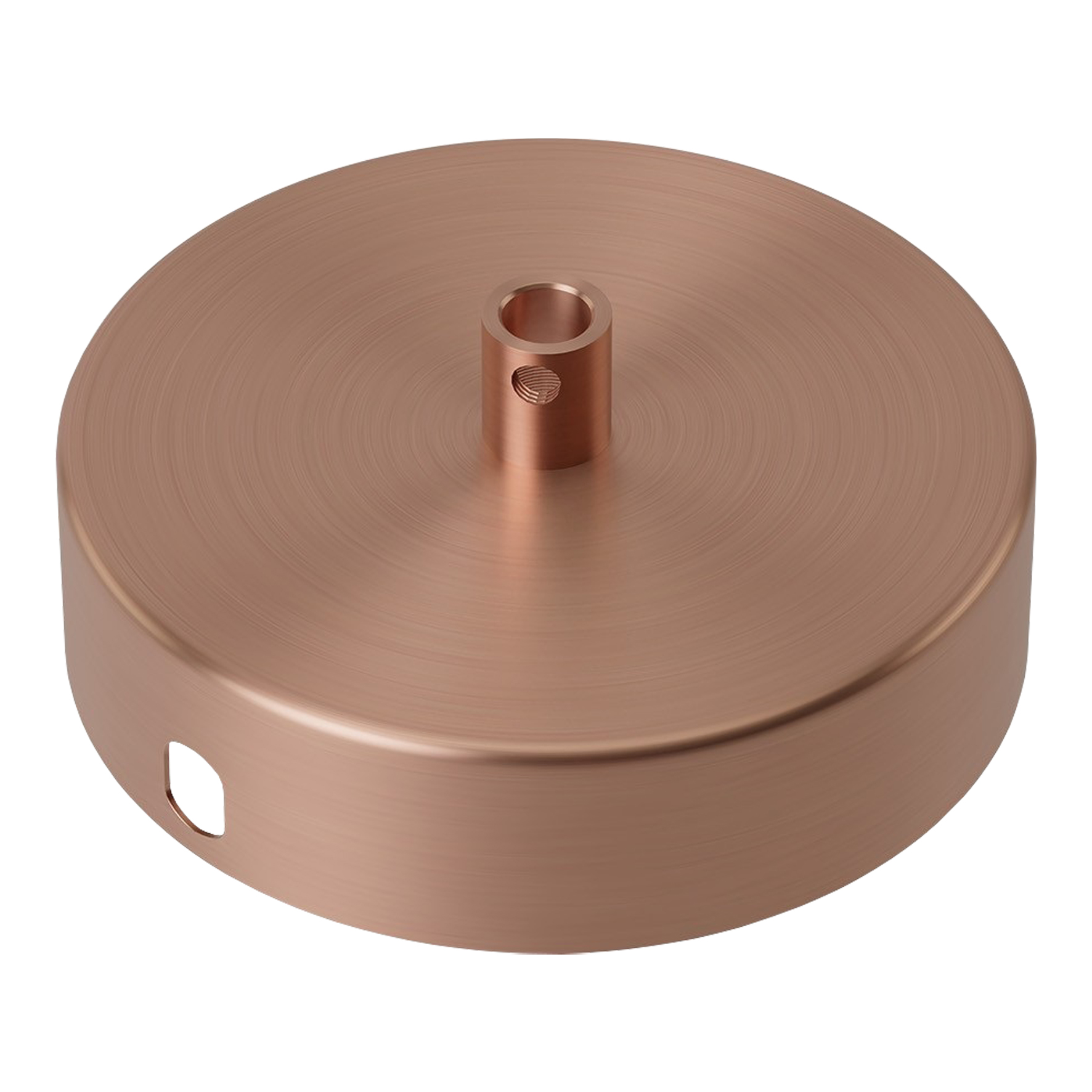 Ceiling Cup Metal Satin Copper 1 hole dia 100mm