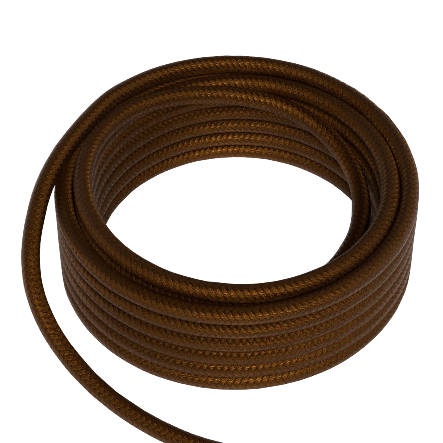 Textile Cable 2C Brown 1.5M