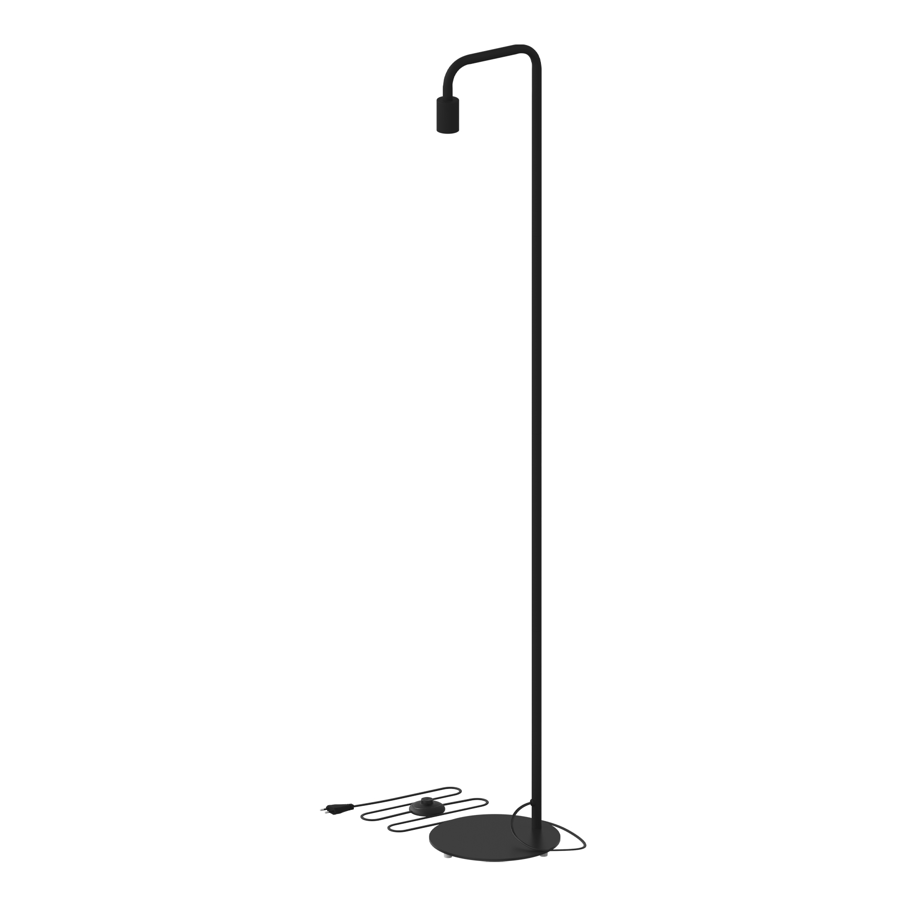 Stand Tall Floor Lamp E27 Black