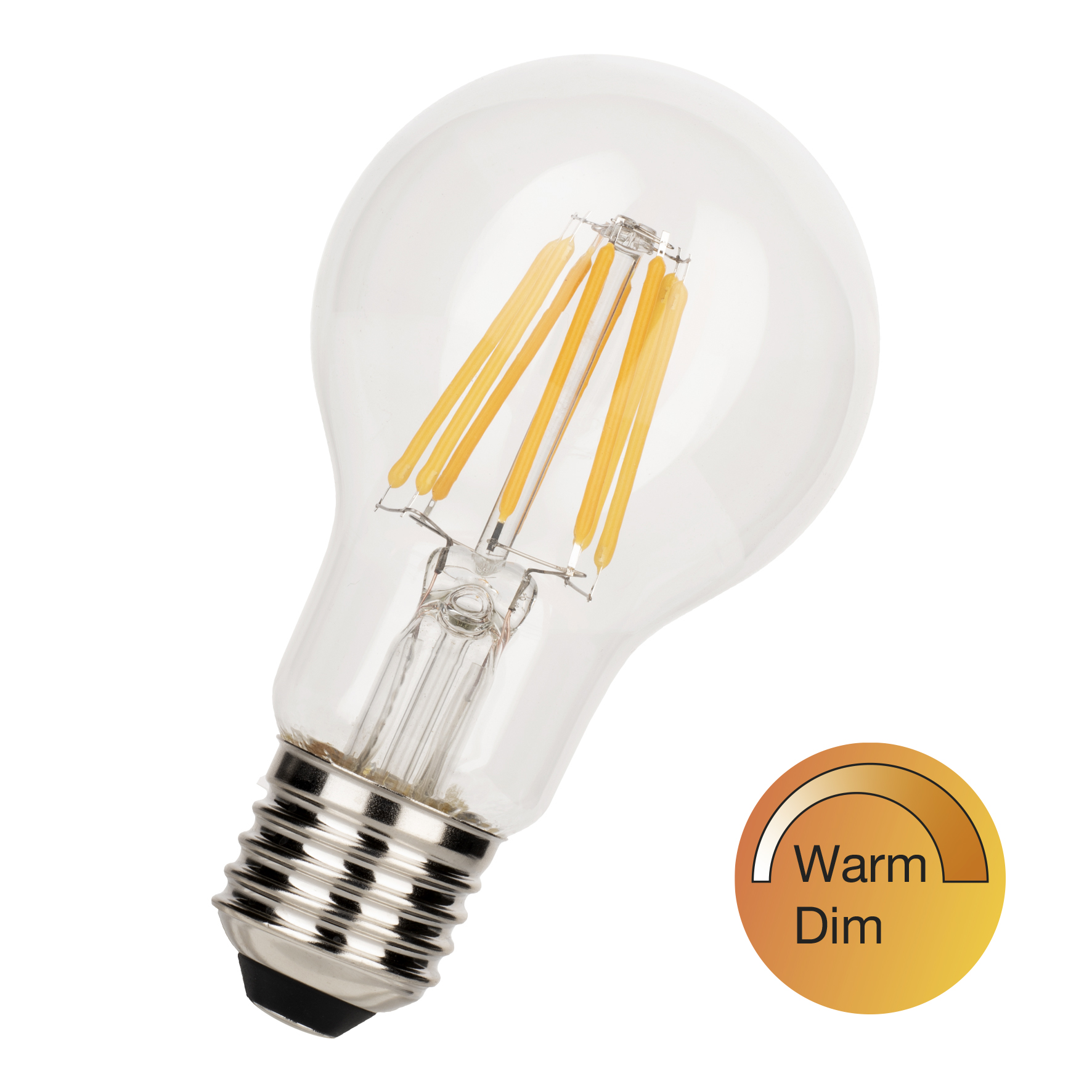 LED FIL WarmDim Basic A60 E27 4.5W (37W) 420lm 927-922 Clear