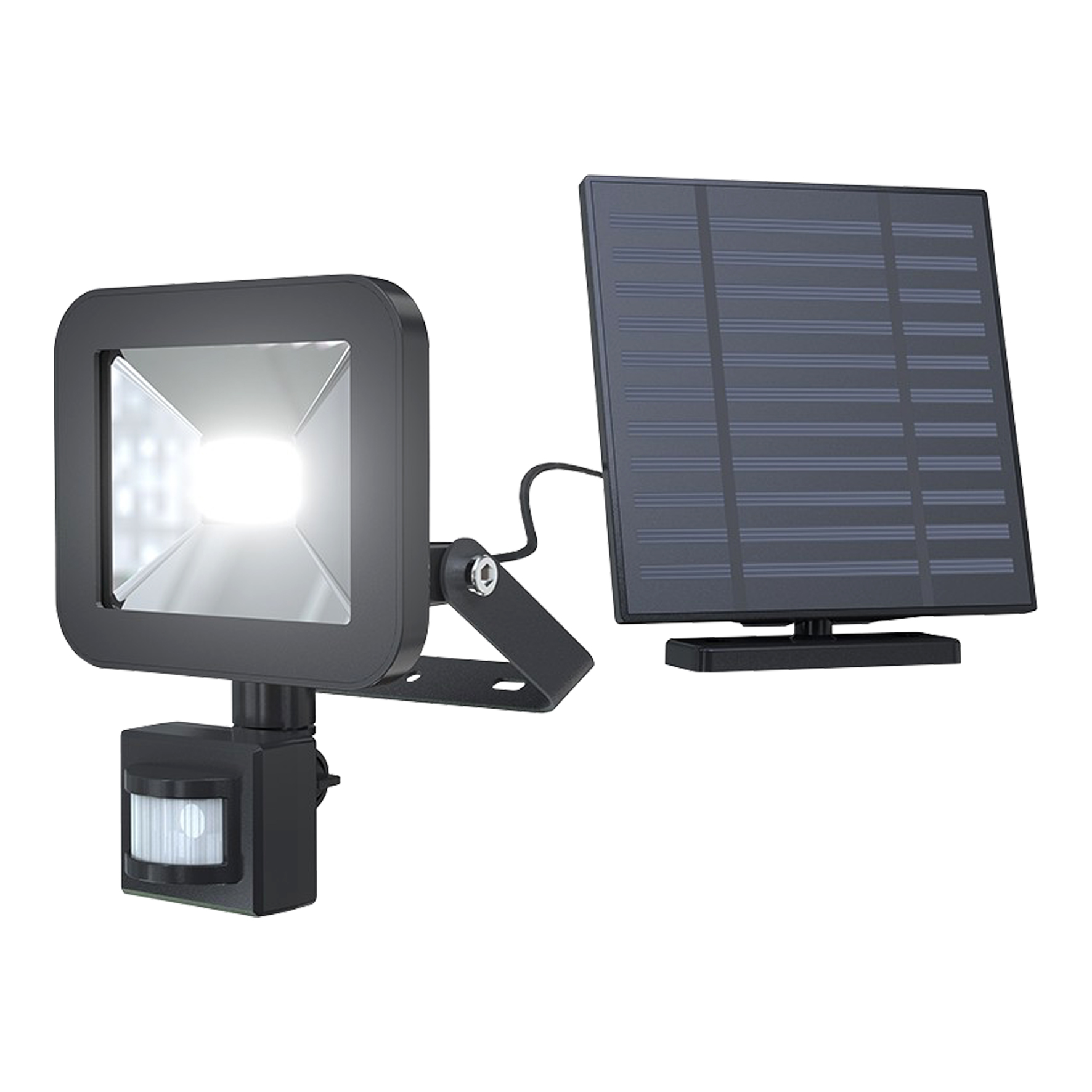 Solar Floodlight with Seperate Panel