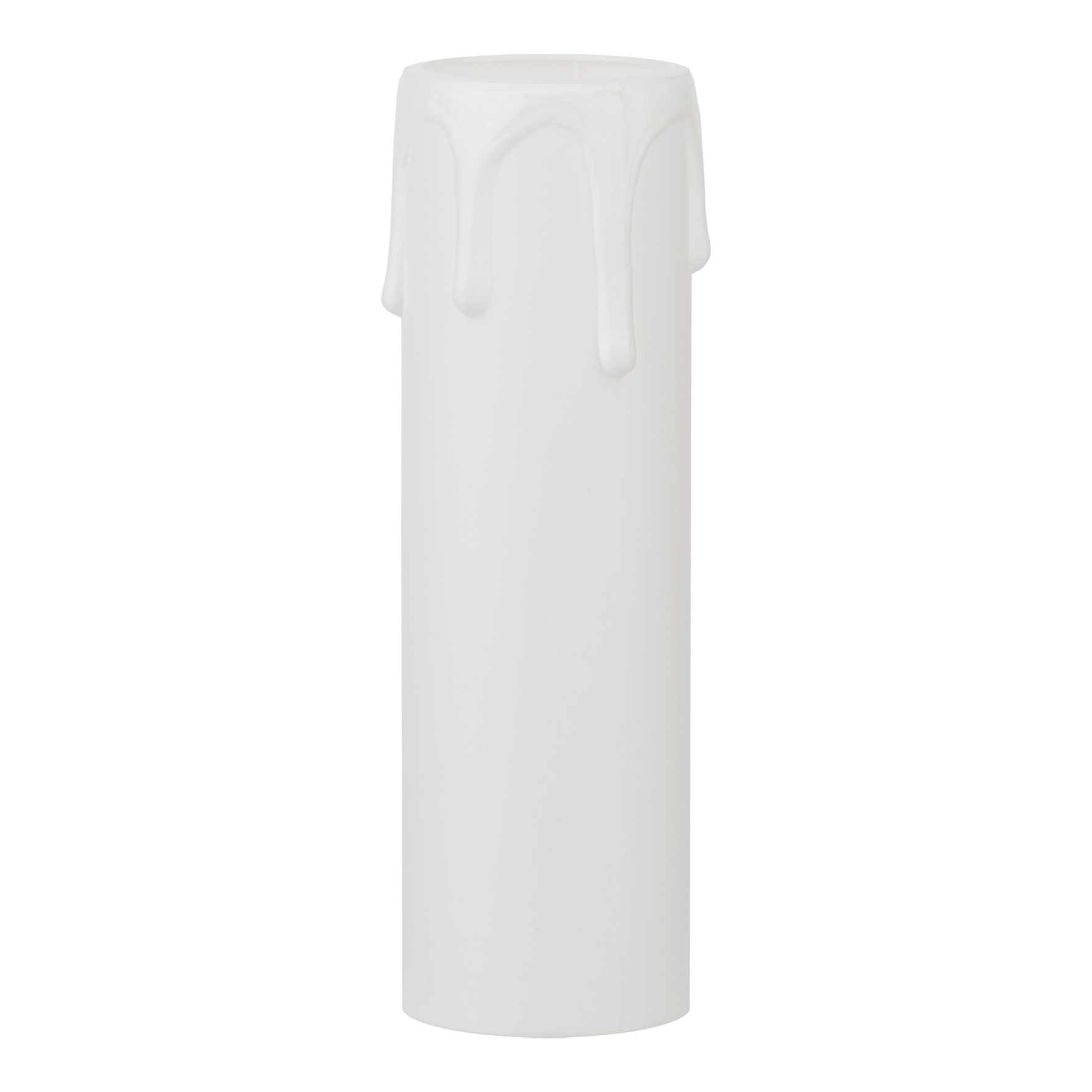 Fausse bougie E14 85mm Blanc