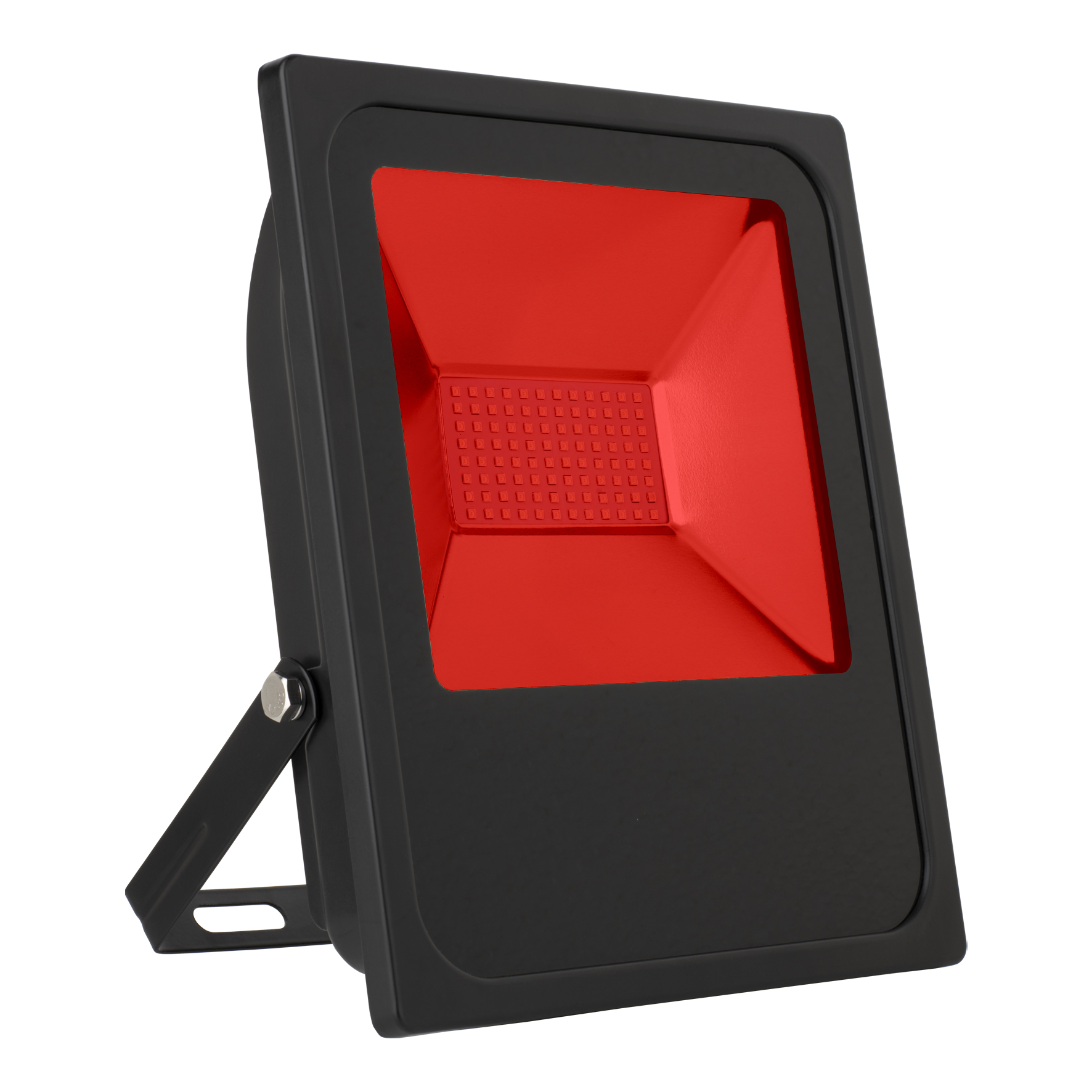 LED Floodlight Colour 50W Red 100V-240V IP65