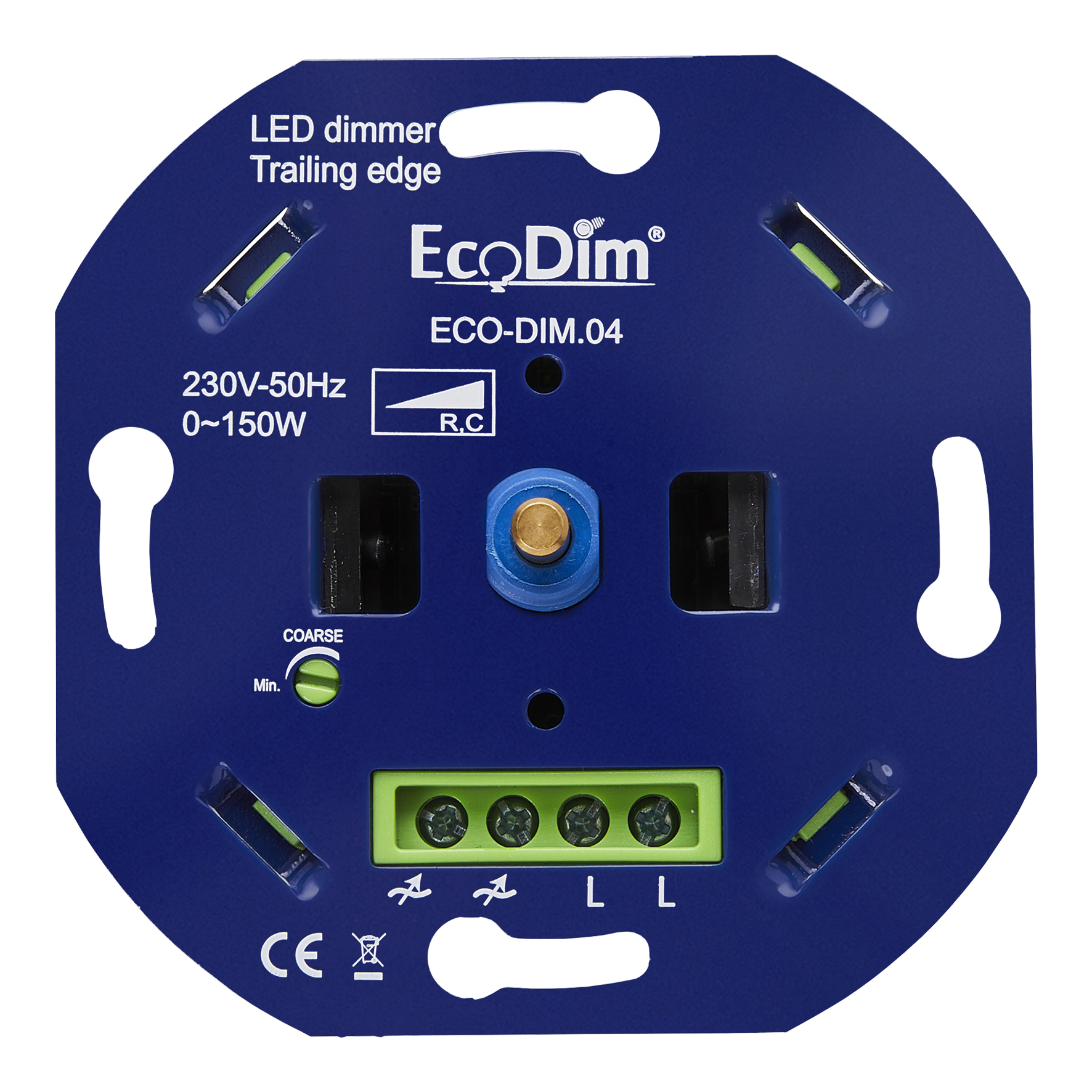 EcoDim ECO-DIM.04 LED Dimmer uni 0-150W Phase Cut (RC)