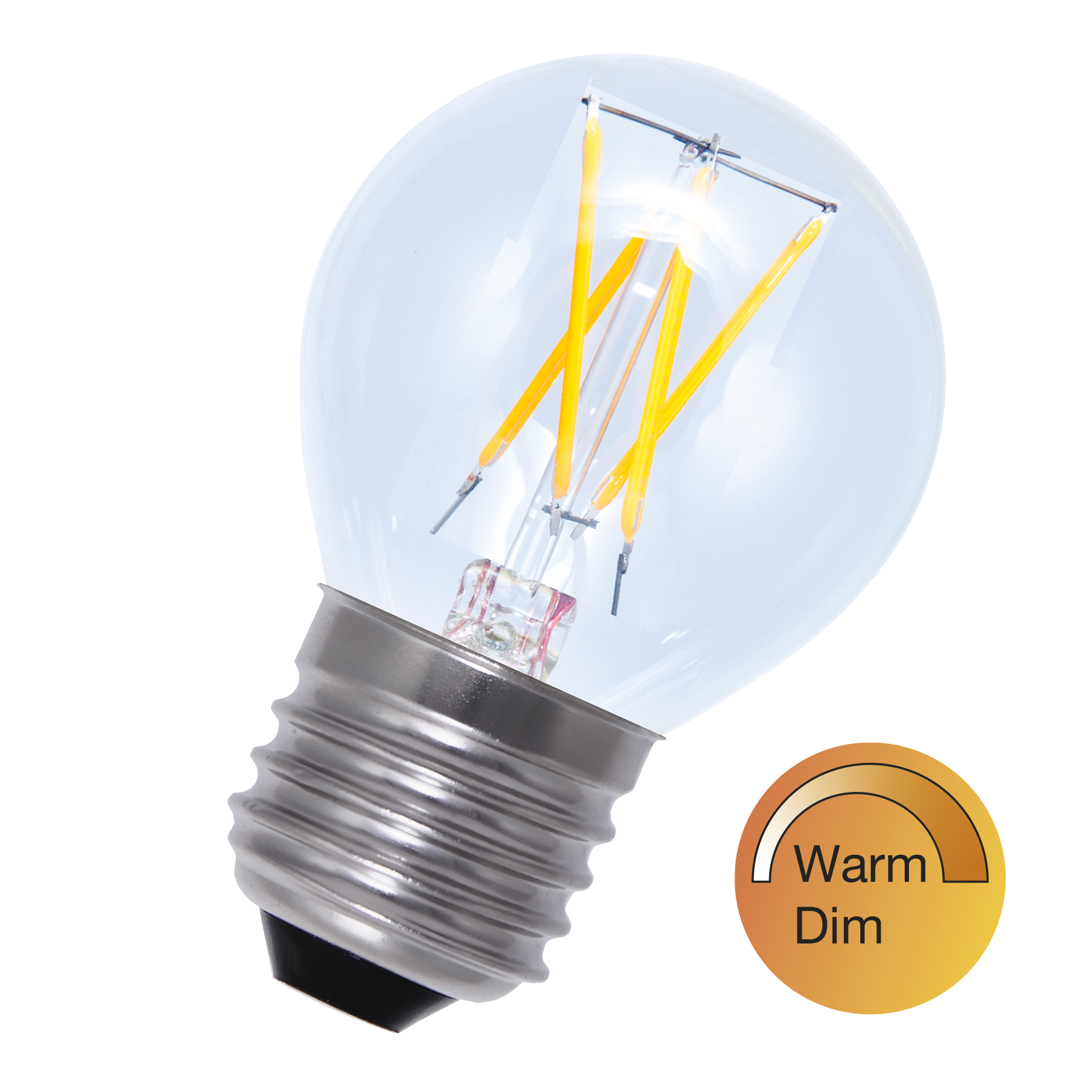 LED FIL WarmDim G45 E27 3.5W (26W) 270-80lm 927-919 CL