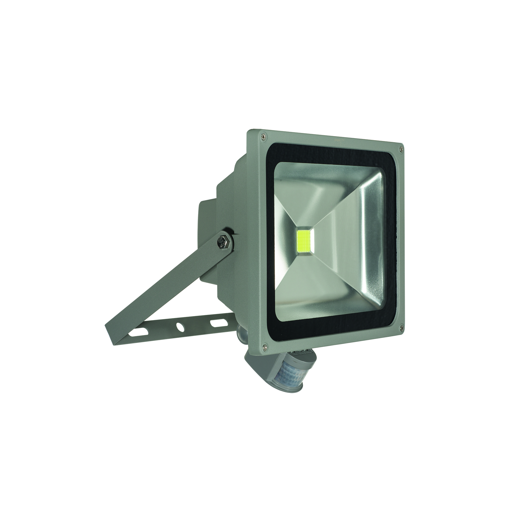 LED Floodlight Grey 100-240V 50W 6500K Sensor