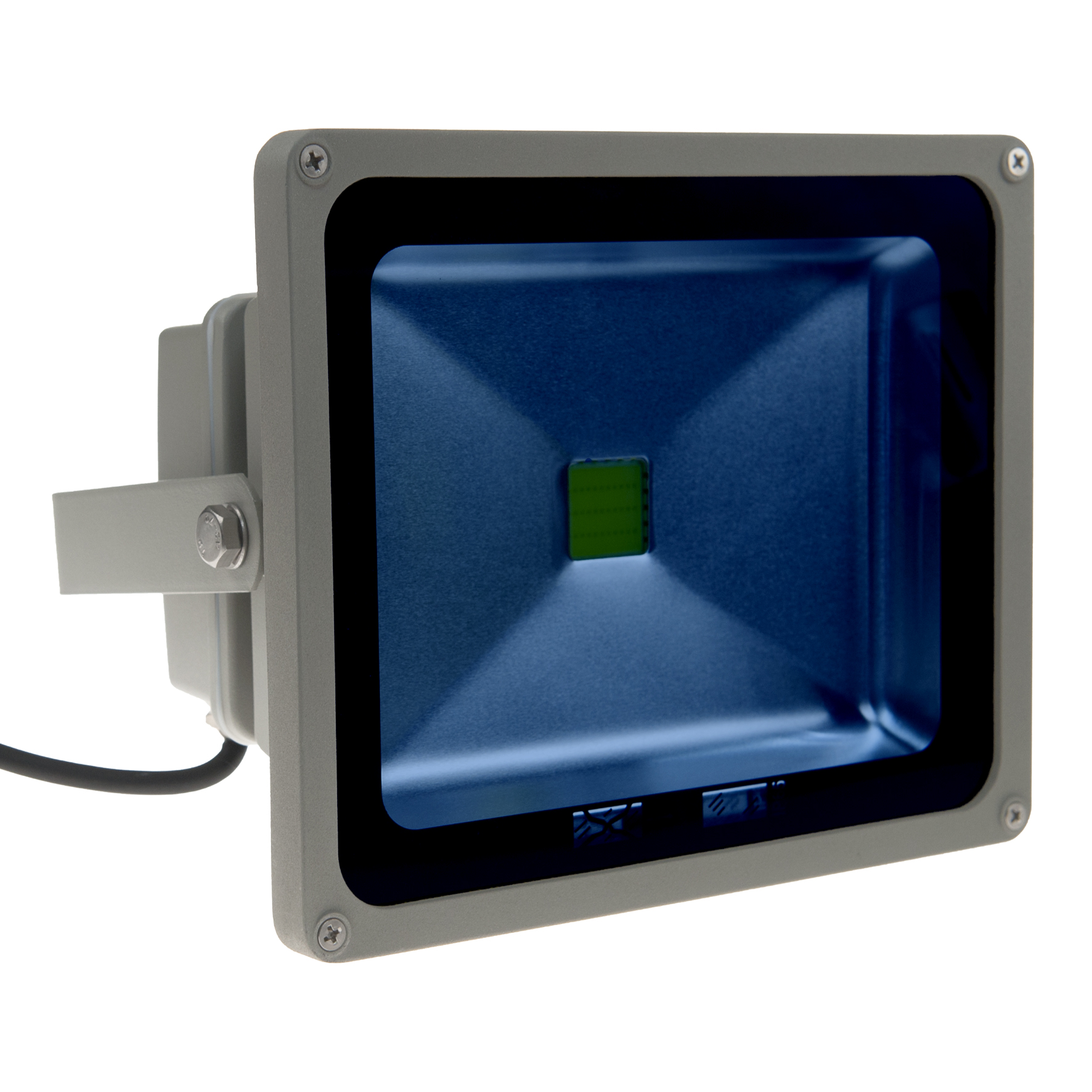 Projecteur LED Gris 100-240V 10W Bleu